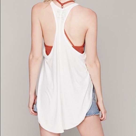COPY - Free People White We The Free Silo Graphic Tank - Picture 2 of 4